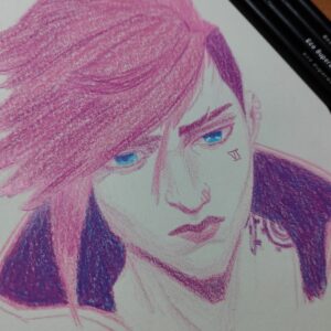 Vi Arcane Colored pencil